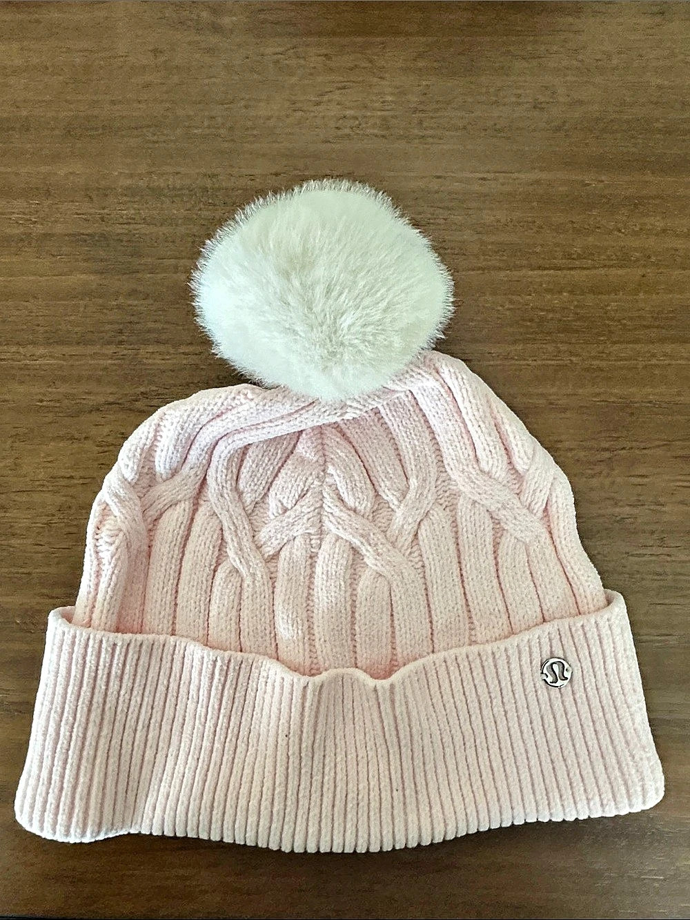 lululemon Cable-Knit Pom-Pom Beanie Pink